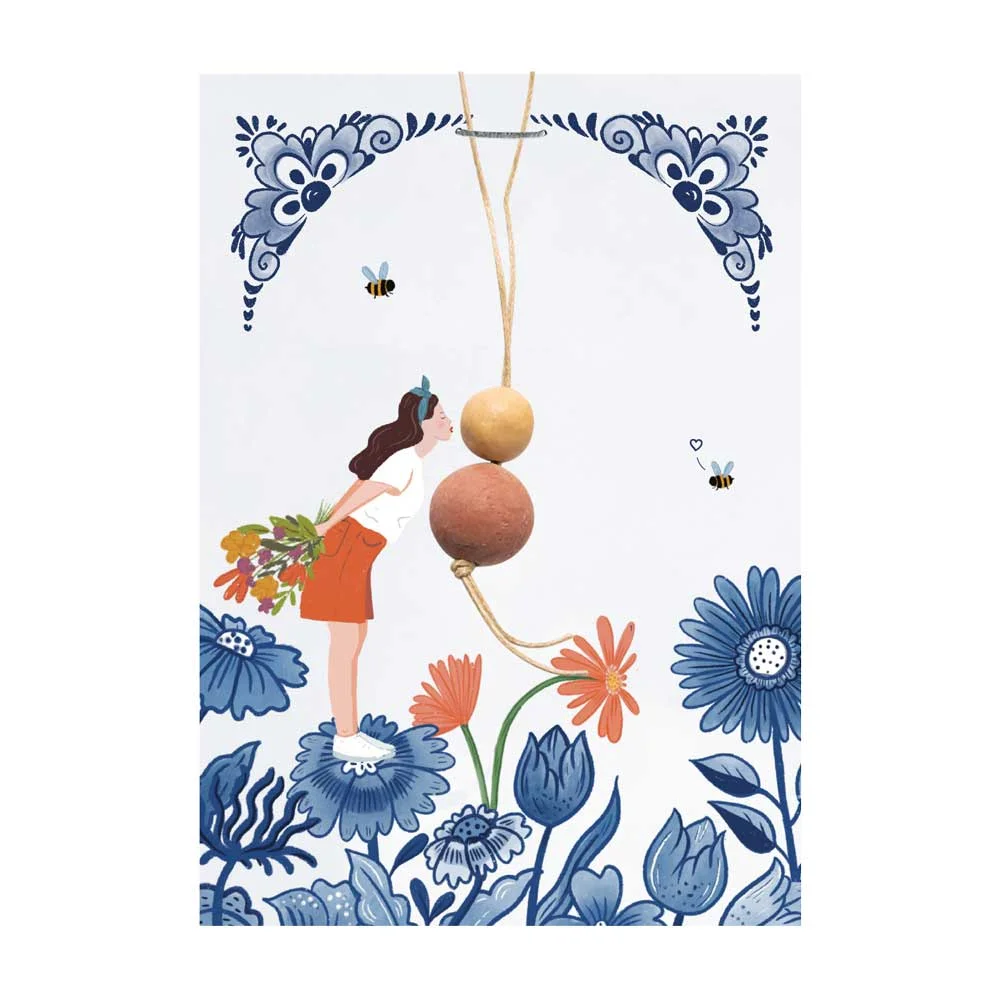 Blossombs Bombe di semi - Piccolo regalo - Bambolina portafortuna - Bacio (2 pz) - un regalo originale e pratico tutto in uno