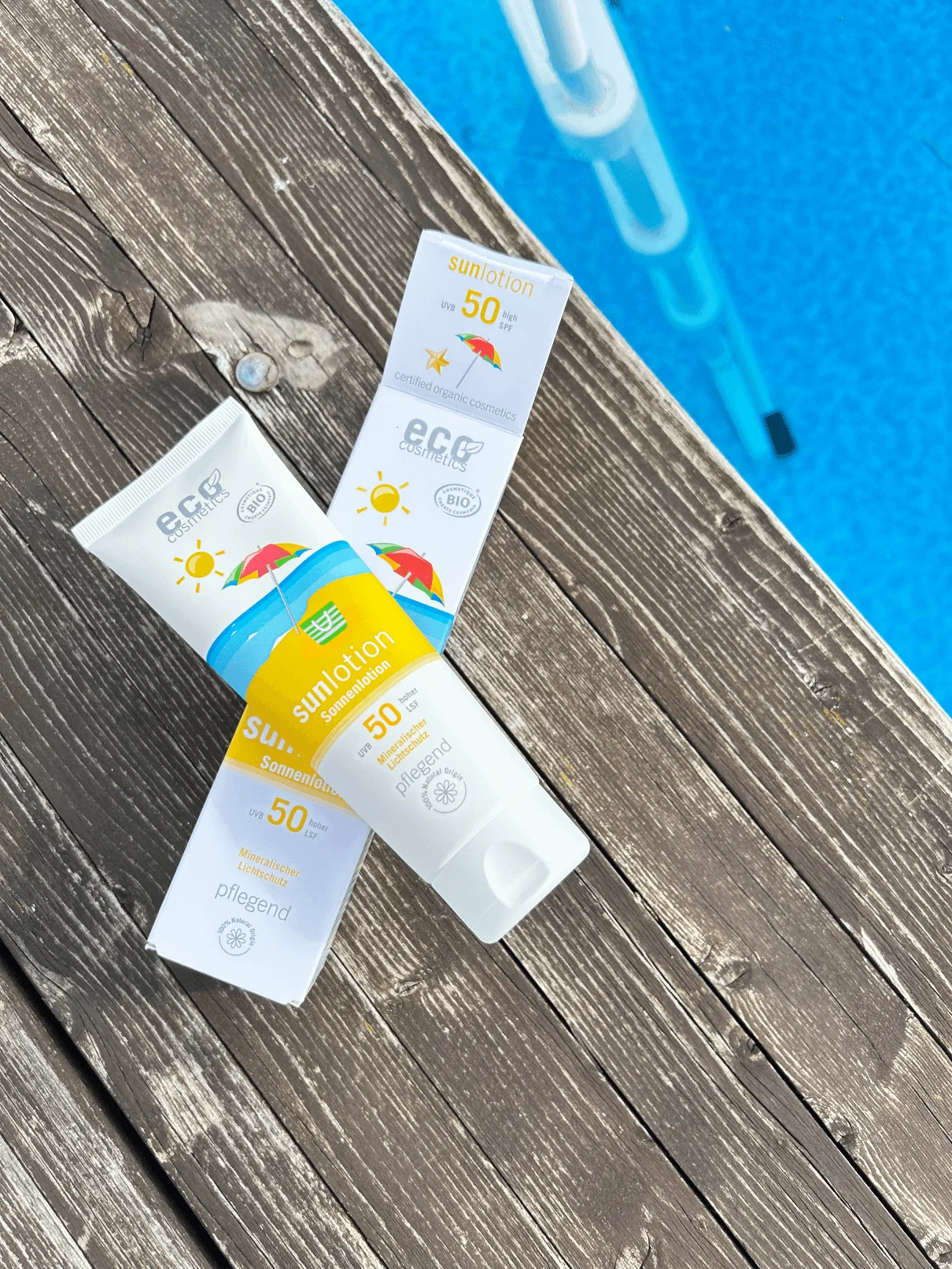 Eco Cosmetics Latte solare SPF 50 BIO (125 ml) - con filtri minerali naturali