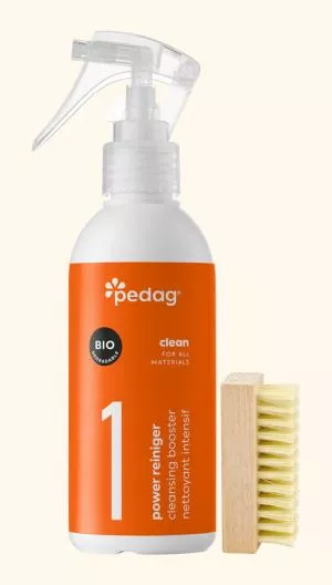Pedag Set spazzola e schiuma detergente Power Cleaner 200 ml