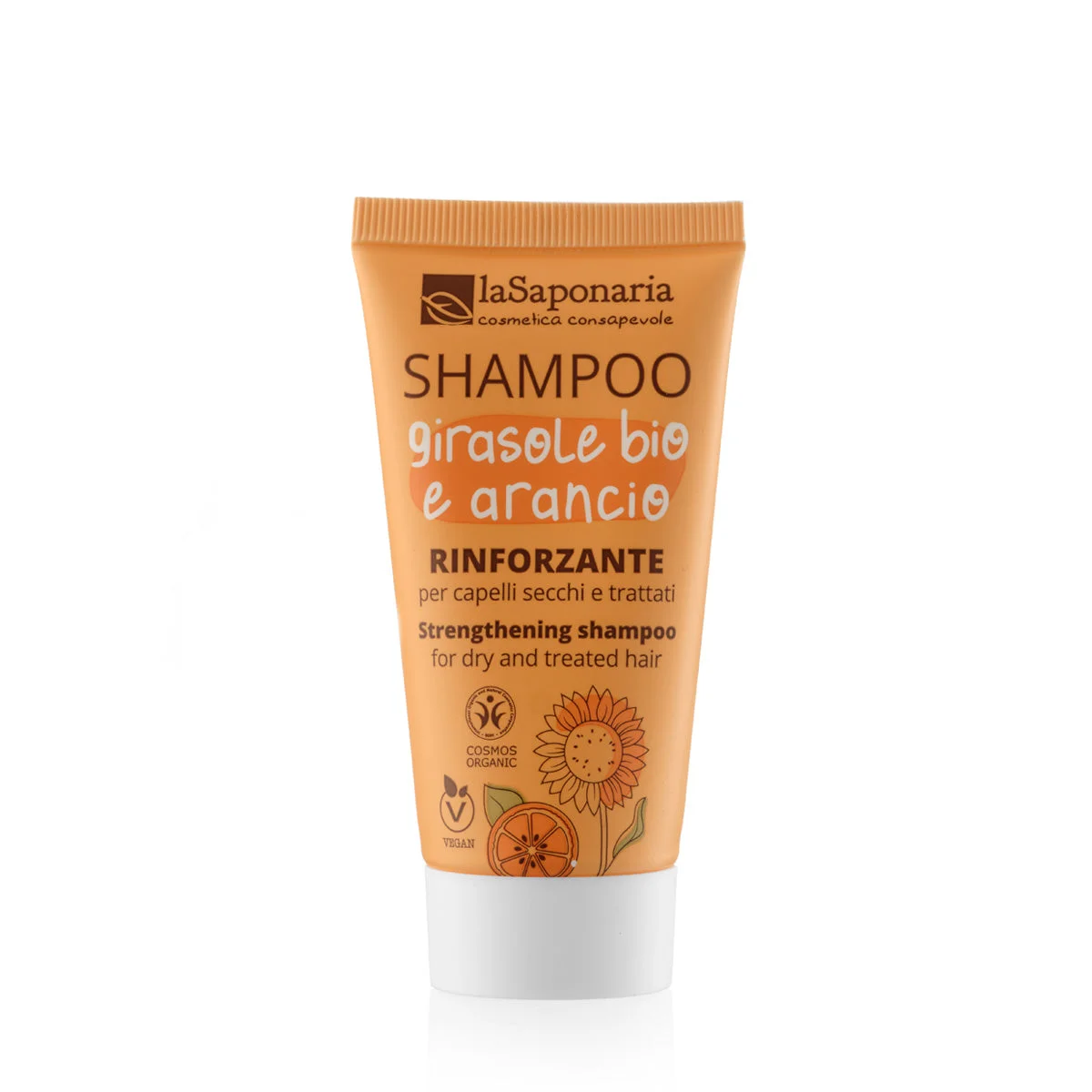laSaponaria Shampoo con girasole e arancia dolce BIO 30 ml