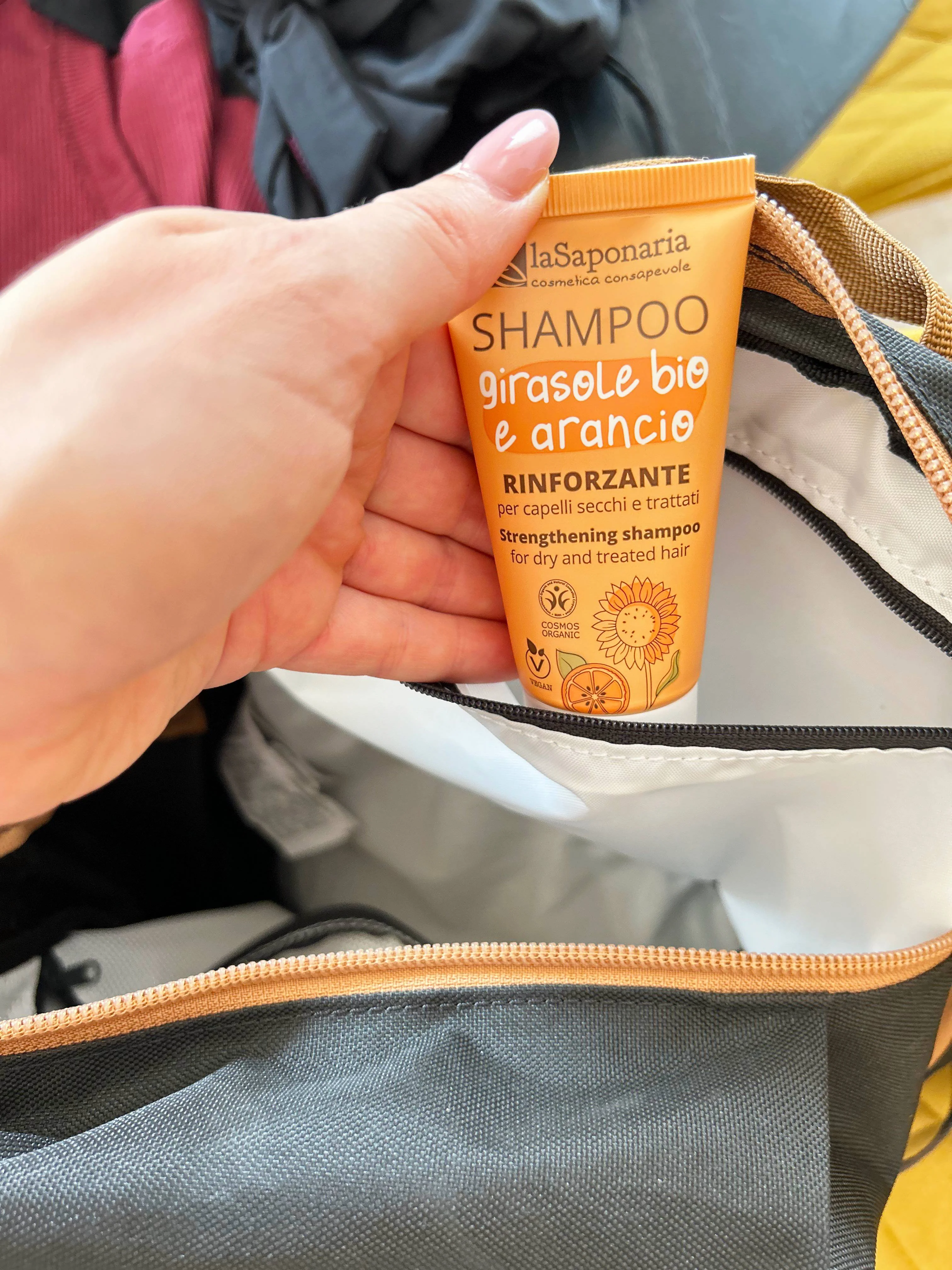 laSaponaria Shampoo con girasole e arancia dolce BIO 30 ml