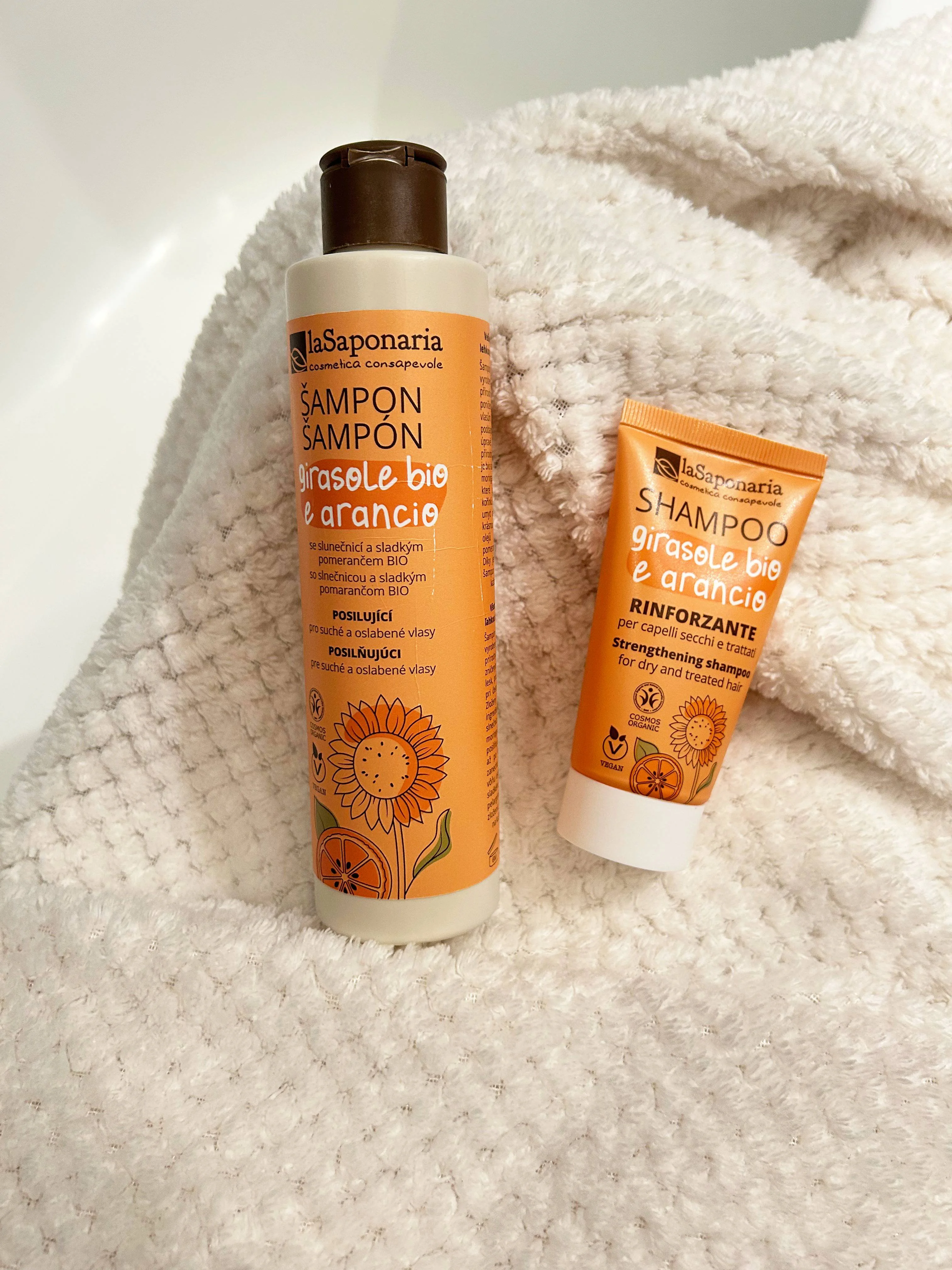 laSaponaria Shampoo con girasole e arancia dolce BIO 30 ml