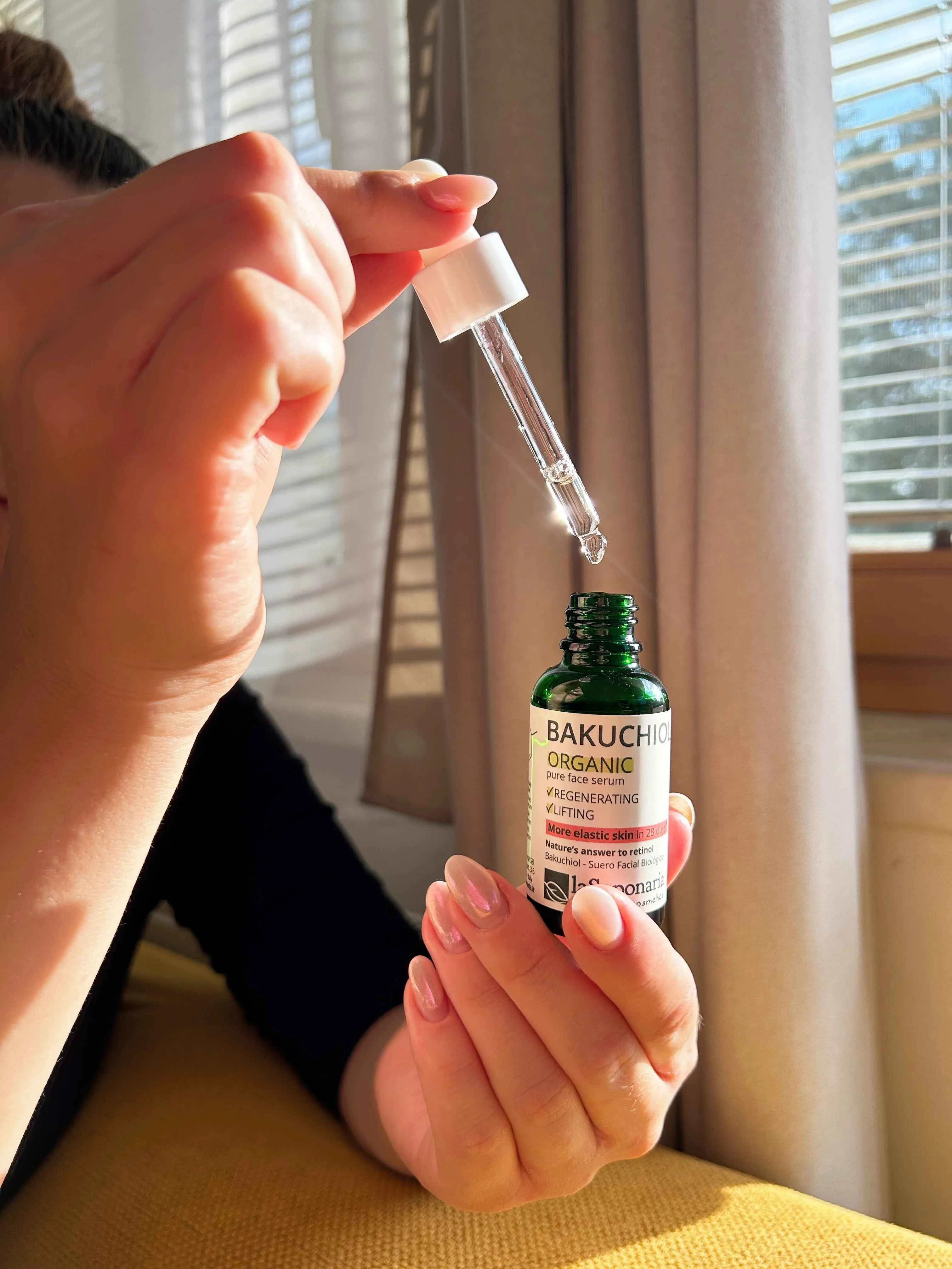 laSaponaria Siero viso - Bakuchiol BIO (30 ml) - per un aspetto giovanile della pelle