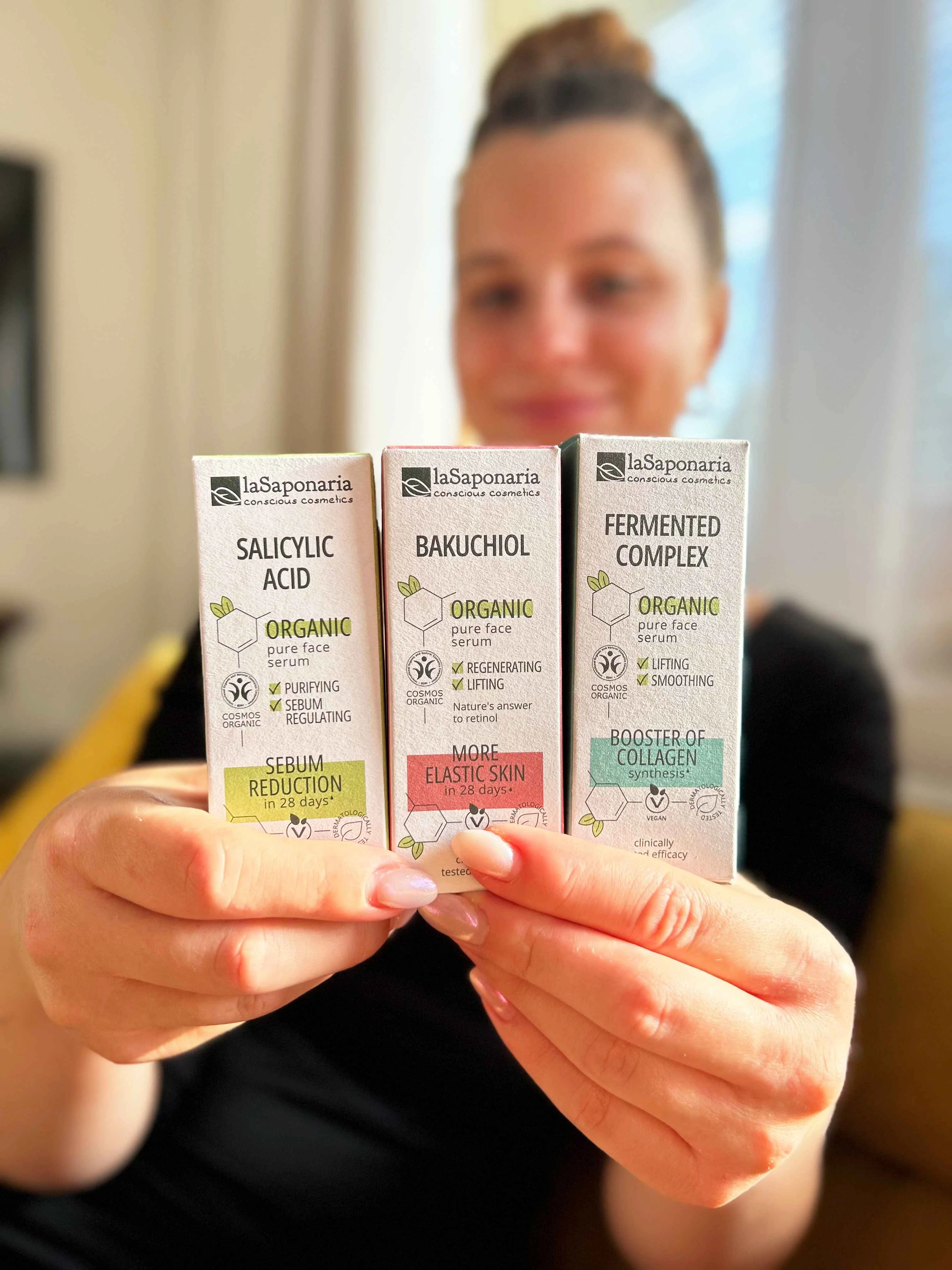 laSaponaria Siero viso - Bakuchiol BIO (30 ml) - per un aspetto giovanile della pelle