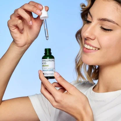 laSaponaria Siero viso - Acido ialuronico BIO (30 ml) - idrata e rassoda la pelle