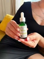 laSaponaria Siero viso - Acido salicilico BIO (30 ml) - per pelli a tendenza acneica