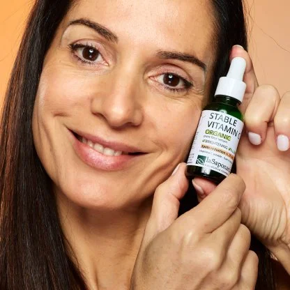 laSaponaria Siero viso - Vitamina C BIO (30 ml) - per una pelle fresca e radiosa