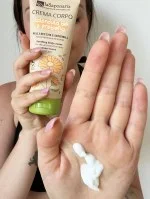 laSaponaria Crema corpo con calendula BIO e prebiotici per pelli sensibili (200 ml) - nutre, lenisce e idrata