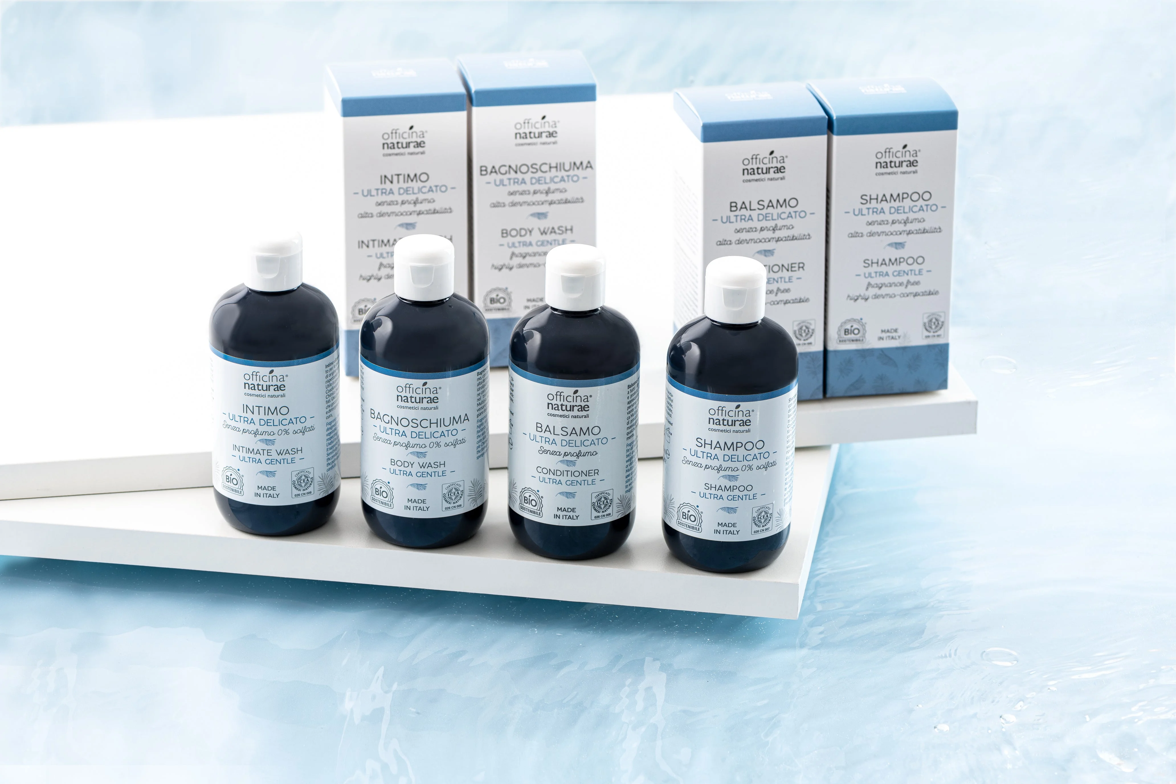 Officina Naturae Balsamo per cute molto sensibile Ultra Delicato (250 ml) - adatto anche a persone con MCS