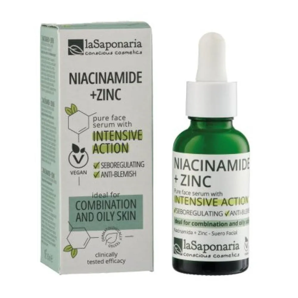 laSaponaria Siero viso - Niacinamide Zinco (30 ml)