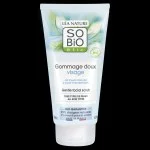 SO’BiO étic Peeling delicato per uso frequente all'Aloe vera BIO, idratante (150 ml) - con acido ialuronico