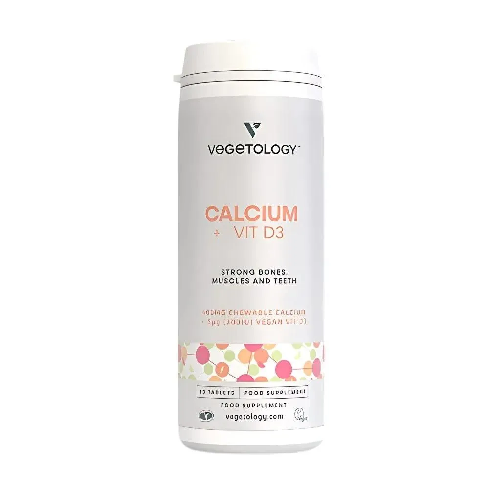Vegetology Calcio Vitamina D3, 60 compresse masticabili