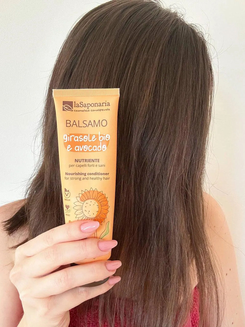 laSaponaria Balsamo nutriente con girasole e avocado per capelli secchi e danneggiati - 150 ml