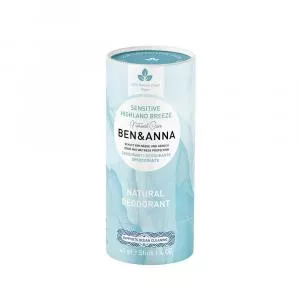 Ben & Anna Deodorante solido Sensitive (40 g) - Mountain Breeze - senza bicarbonato di sodio