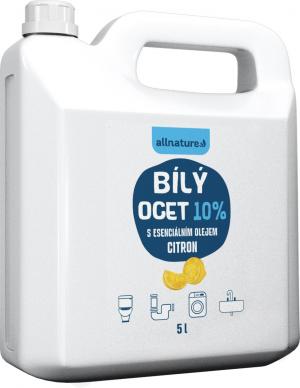 Allnature Aceto bianco 10% al profumo di limone 5000 ml