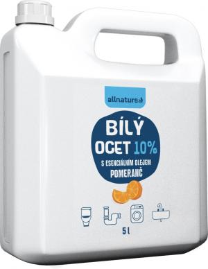 Allnature Aceto bianco 10% al profumo di arancia 5000 ml