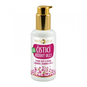 Olio detergente biologico alla Rosa con Argan, Jojoba e Vit. E 100 ml