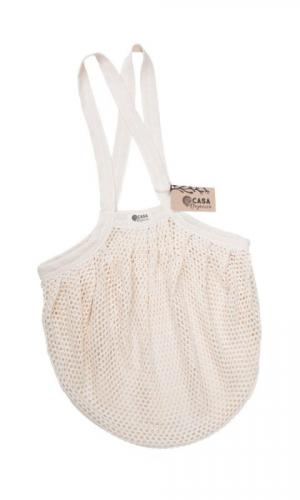 Borsa a rete con piccole maglie - naturale