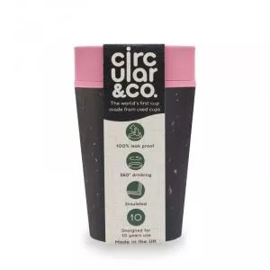 Circular Cup (227 ml) - nero/rosa - da bicchieri di carta usa e getta