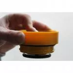 Circular Cup (227 ml) - crema/turchese - da bicchieri di carta usa e getta