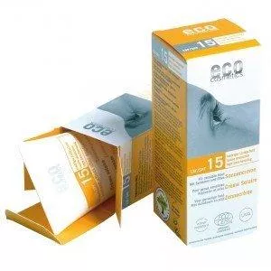Eco Cosmetics Protezione solare SPF 15 BIO (75 ml) - 100% naturale, con filtri minerali