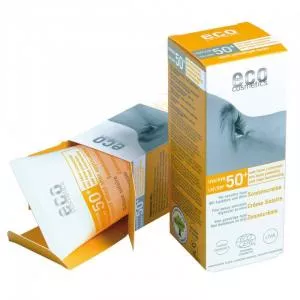 Eco Cosmetics Protezione solare SPF 50 BIO (75 ml) - leggermente colorato
