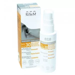 Eco Cosmetics Olio abbronzante spray SPF 30 BIO (50 ml) - 100% naturale, con pigmenti minerali