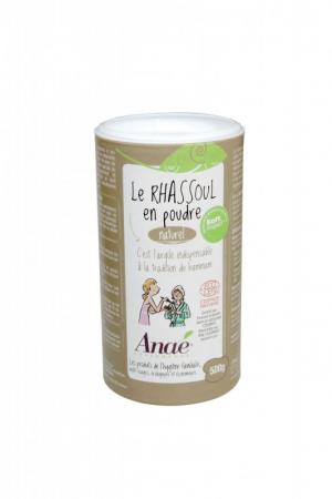 Anaé by Rhassoul - argilla marocchina (barattolo da 500 g) - shampoo, scrub o maschera