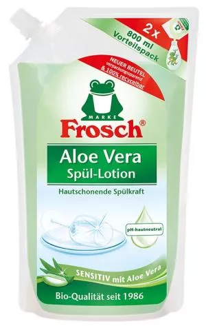 Frosch EKO Liquido per lavastoviglie Aloe vera - cartuccia di ricambio (800ml)