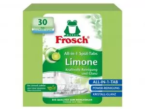 Frosch ECO Compresse per lavastoviglie tutto in 1 limone (30 compresse)