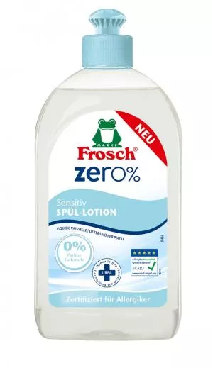 Frosch EKO ZERO% Liquido per lavastoviglie per pelle sensibile (500 ml)