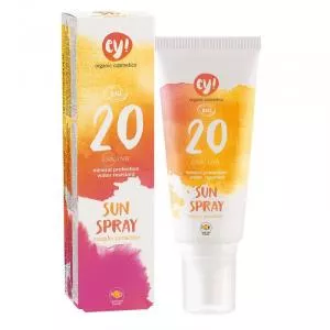 Ey! Protezione solare spray SPF 20 BIO (100 ml) - 100% naturale, con pigmenti minerali