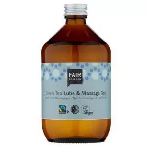 Fair Squared Gel lubrificante e da massaggio al tè verde (500 ml) - vegano e del commercio equo e solidale