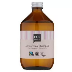 Fair Squared Shampoo all'albicocca per tutti i tipi di capelli (500 ml) - per rigenerazione e lucentezza