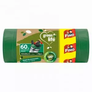 FINO Sacchetti per rifiuti Green Life Easy pack 27 μm - 60 l (18 pz)