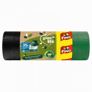 Sacchetti per rifiuti a scomparsa Green Life - 35 l (15 pz.)