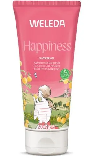 Weleda HAPPINESS Gel doccia al pompelmo 200 ml
