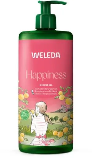 Weleda HAPPINESS Gel doccia al pompelmo 750 ml
