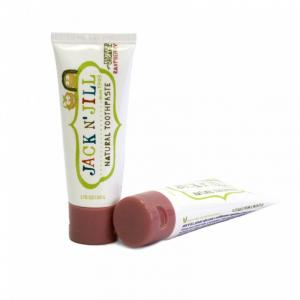 Dentifricio per bambini - lampone BIO (50 g) - senza fluoro, con estratto di calendula biologico