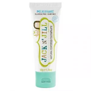 Jack n Jill Dentifricio per bambini - Milkshake (50 g) - senza fluoro, con estratto di calendula biologico