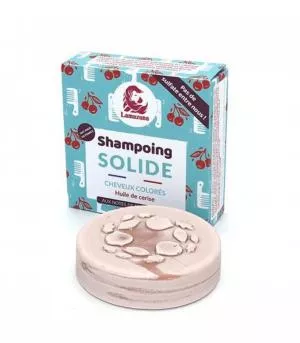Lamazuna Shampoo solido per capelli colorati - olio di ciliegia (70 g)