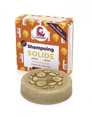 Shampoo solido per capelli biondi e chiari - limone (70 g)