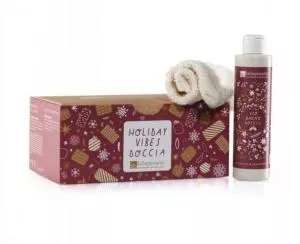 laSaponaria Confezione regalo Holiday Vibes: gel doccia e guanti esfolianti