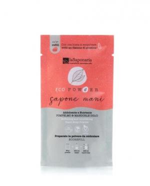 Sapone per le mani delicato e nutriente in polvere - pompelmo e mandorla (25 g)