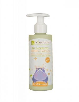 Lavaggio delicato di corpo e capelli per bambini BIO (190 ml)