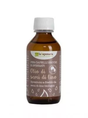 laSaponaria Olio per capelli di semi di lino spremuto a freddo BIO (100 ml)