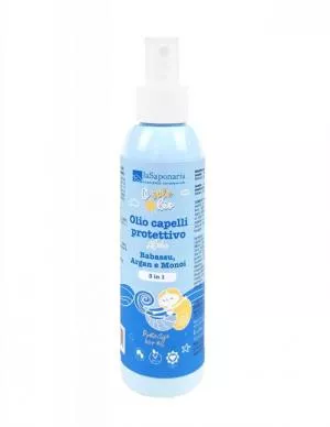 laSaponaria Olio protettivo per capelli 3in1 BIO (125 ml) - rigenera e cura