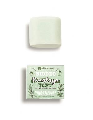 Deodorante solido Himalaya BIO (40 g) - al fresco profumo di tea tree ed eucalipto