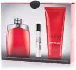 Montblanc Legend Red EDP 100 ml + EDP MINI 7,5 ml + SG per il corpo e i capelli 100 ml M