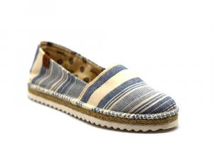 Natural Denim Platform Espadrille